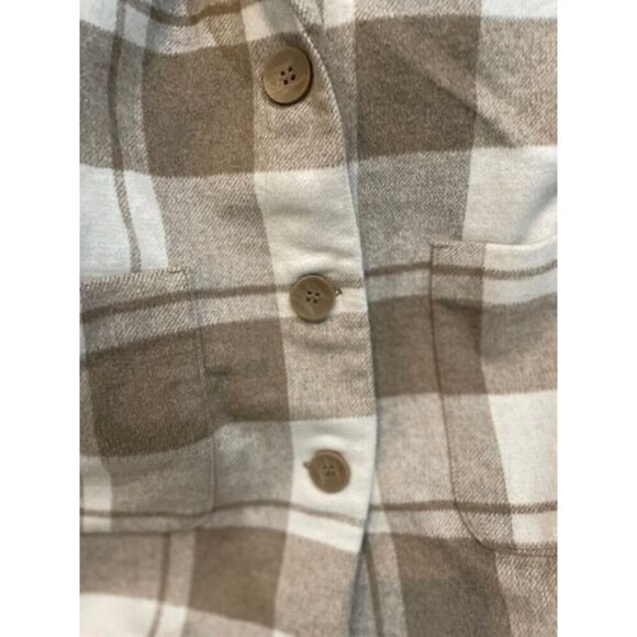 Rachel Zoe Plaid Wool Peacoat – Chic & Unworn | Size L, Classic Statement Layer - Picture 7 of 7